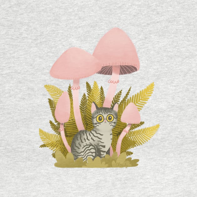Shroom cat by hellocloudy